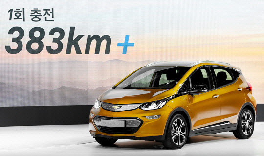 쉐보레 전기차 볼트EV. <한국지엠(GM) 제공>